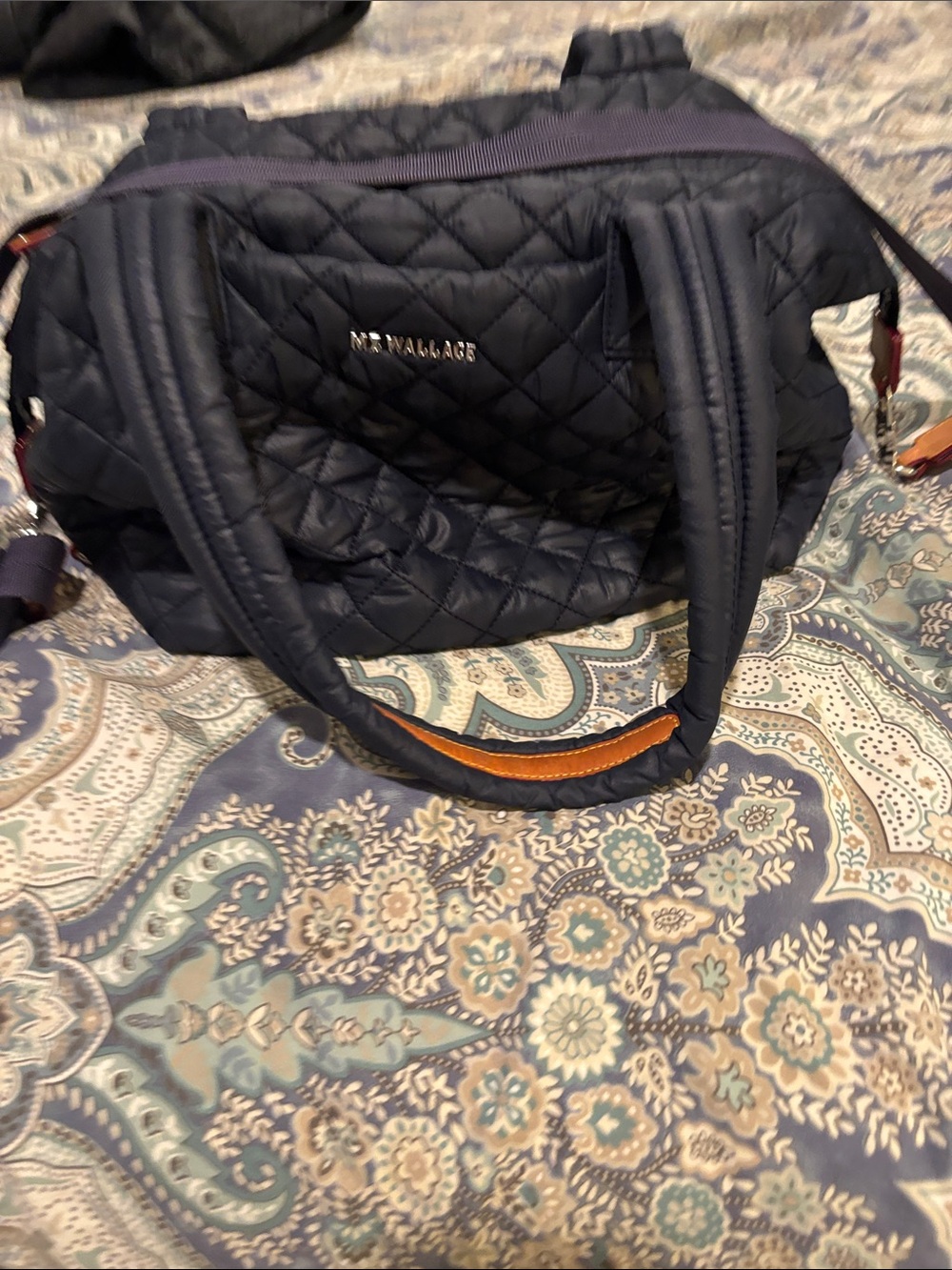 MZ Wallace Quilted Nylon Tote Bag - Black